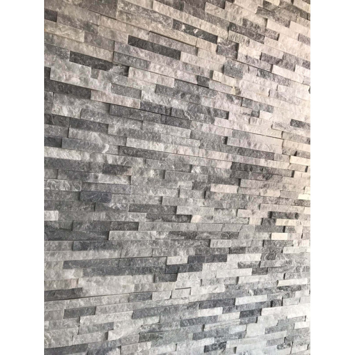 Ice White Split Face Mosaic Tile 10*36